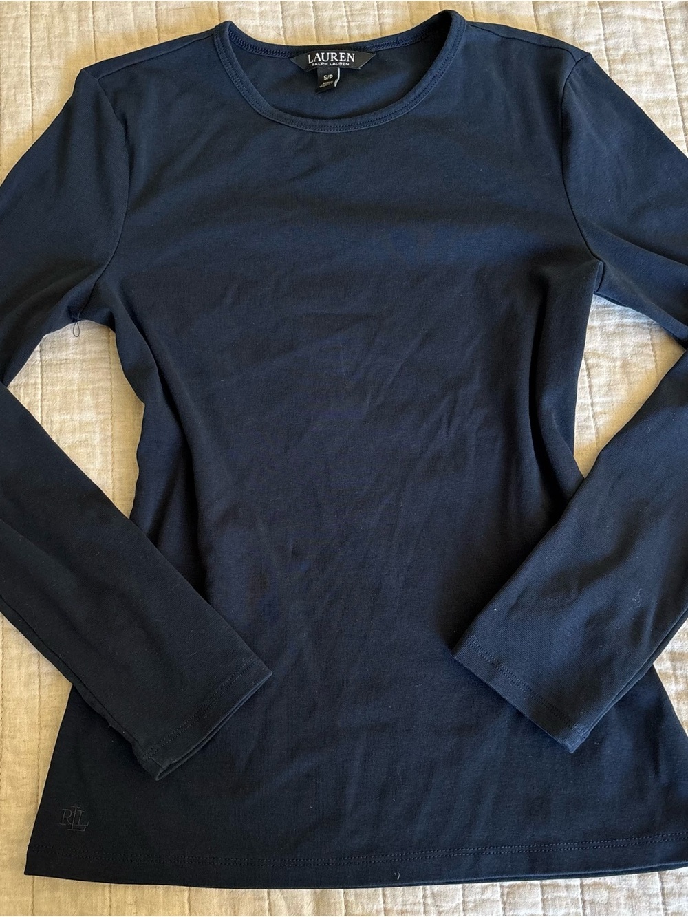 Lauren Ralph Lauren Women's Navy Long Sleeve